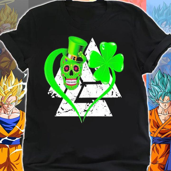 Valknut Skull Leprechaun St. Patrick's Day t-shirt shirt