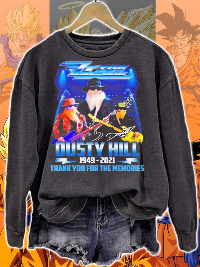 ZZ Top Billy Gibbons Frank Bead Dusty Hill 1949 2021 signatures t-shirt sweatshirt