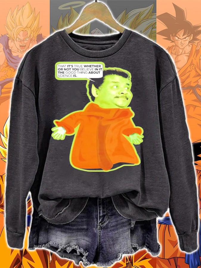 Baby Yoda Neil deGrasse Tyson baby Tyson wisdom t-shirt sweatshirt
