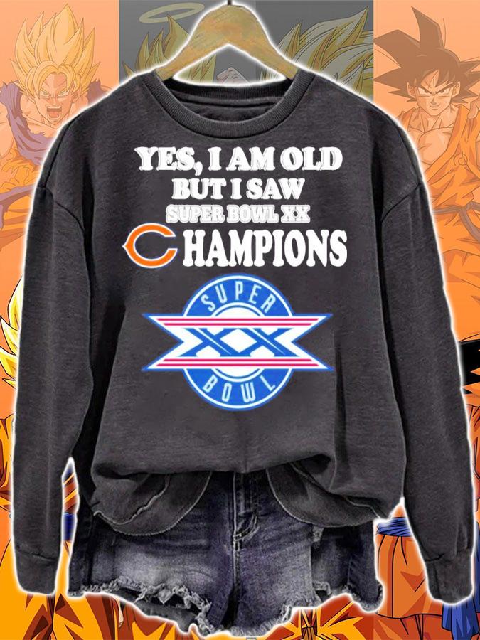 Cincinnati Bengals Yes I am old but I saw Super Bowl XX Champions shirt sweatshirt