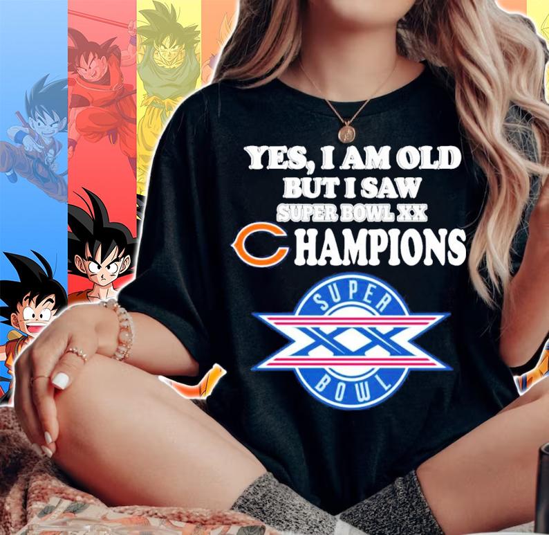 Cincinnati Bengals Yes I am old but I saw Super Bowl XX Champions shirt woman shirt