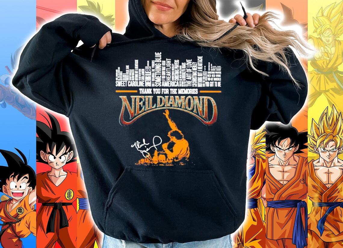 Neil Diamond thank you for the memories shirt hoodie