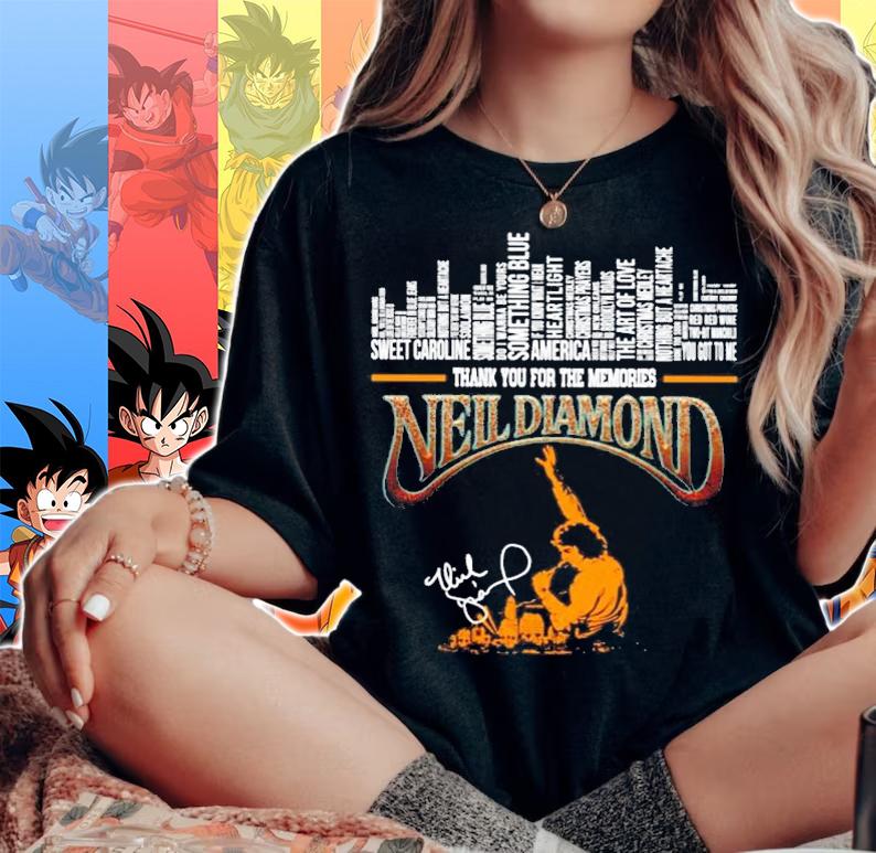 Neil Diamond thank you for the memories shirt woman shirt