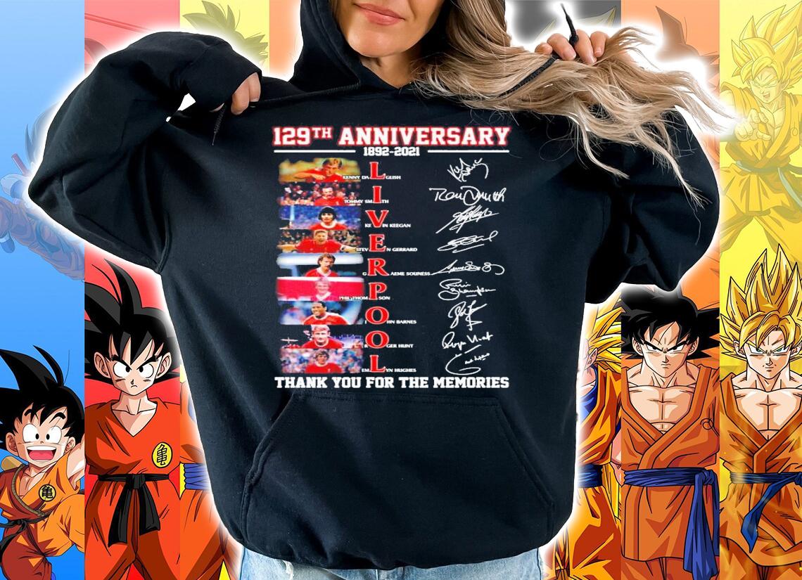 129th anniversary 1892-2021 Liverpool signatures shirt hoodie