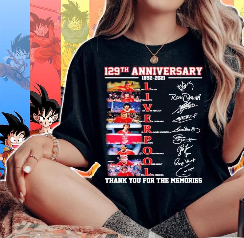 129th anniversary 1892-2021 Liverpool signatures shirt woman shirt