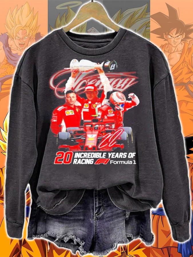 20 Incredible years of racing Formula 1 signature shirt sweatshirt