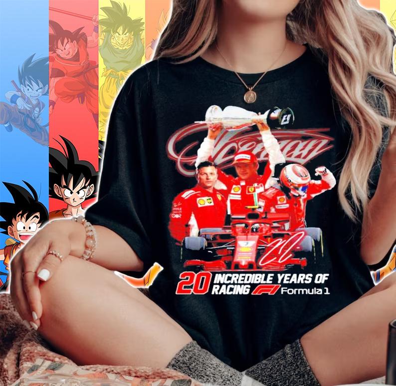 20 Incredible years of racing Formula 1 signature shirt woman shirt