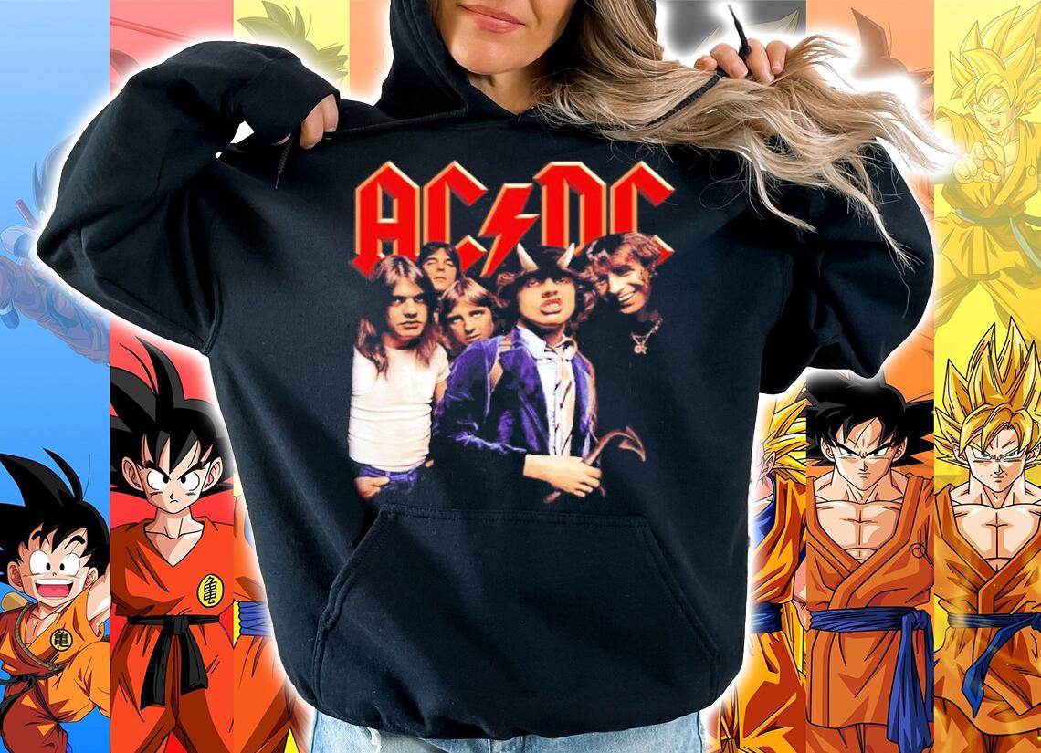 ACDC Concert 1982 shirt hoodie