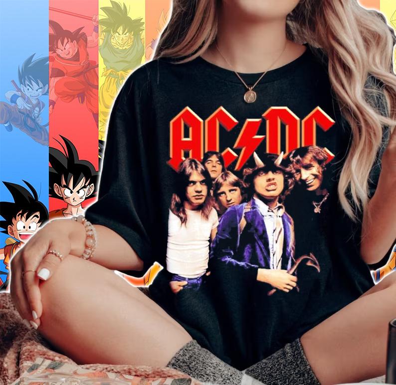 ACDC Concert 1982 shirt woman shirt