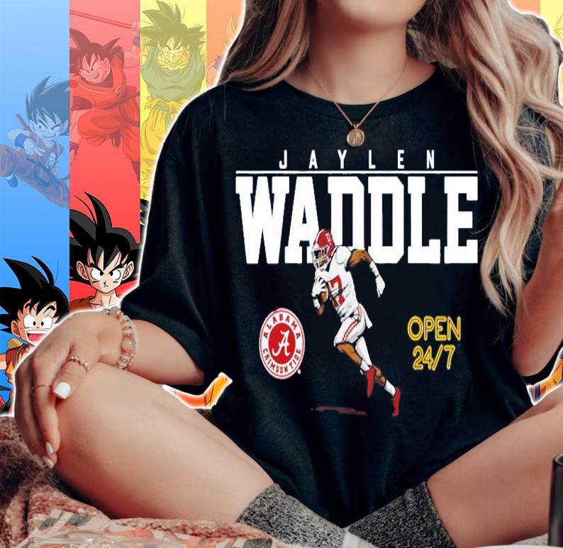 Alabama Crimson Tide Jaylen Waddle shirt woman shirt