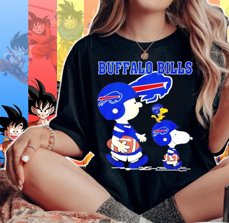 Buffalo Bills Snoopy Woodstock football shirt woman shirt
