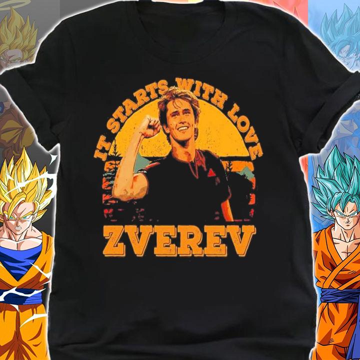 Alexander Zverev it starts with live vintage shirt shirt