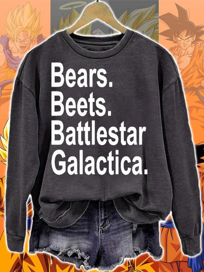 Bears beets battlestar galactica T-shirt sweatshirt