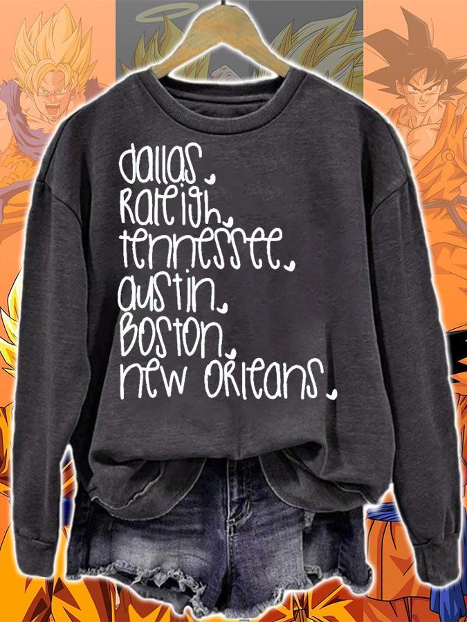 Dallas Raleigh Tennessee Austin Boston New Orleans shirt sweatshirt