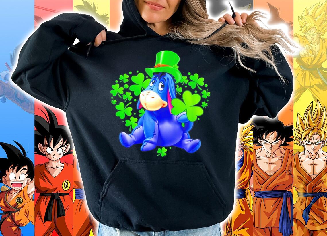 Eeyore Disney heart St.Patricks Day Leprechaun shirt hoodie