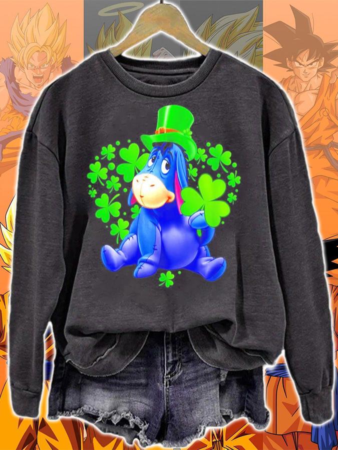 Eeyore Disney heart St.Patricks Day Leprechaun shirt sweatshirt