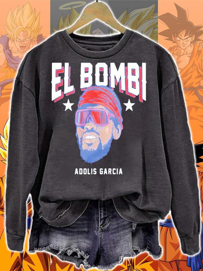 El Bombi Adolis Garcia Texas t-shirt sweatshirt