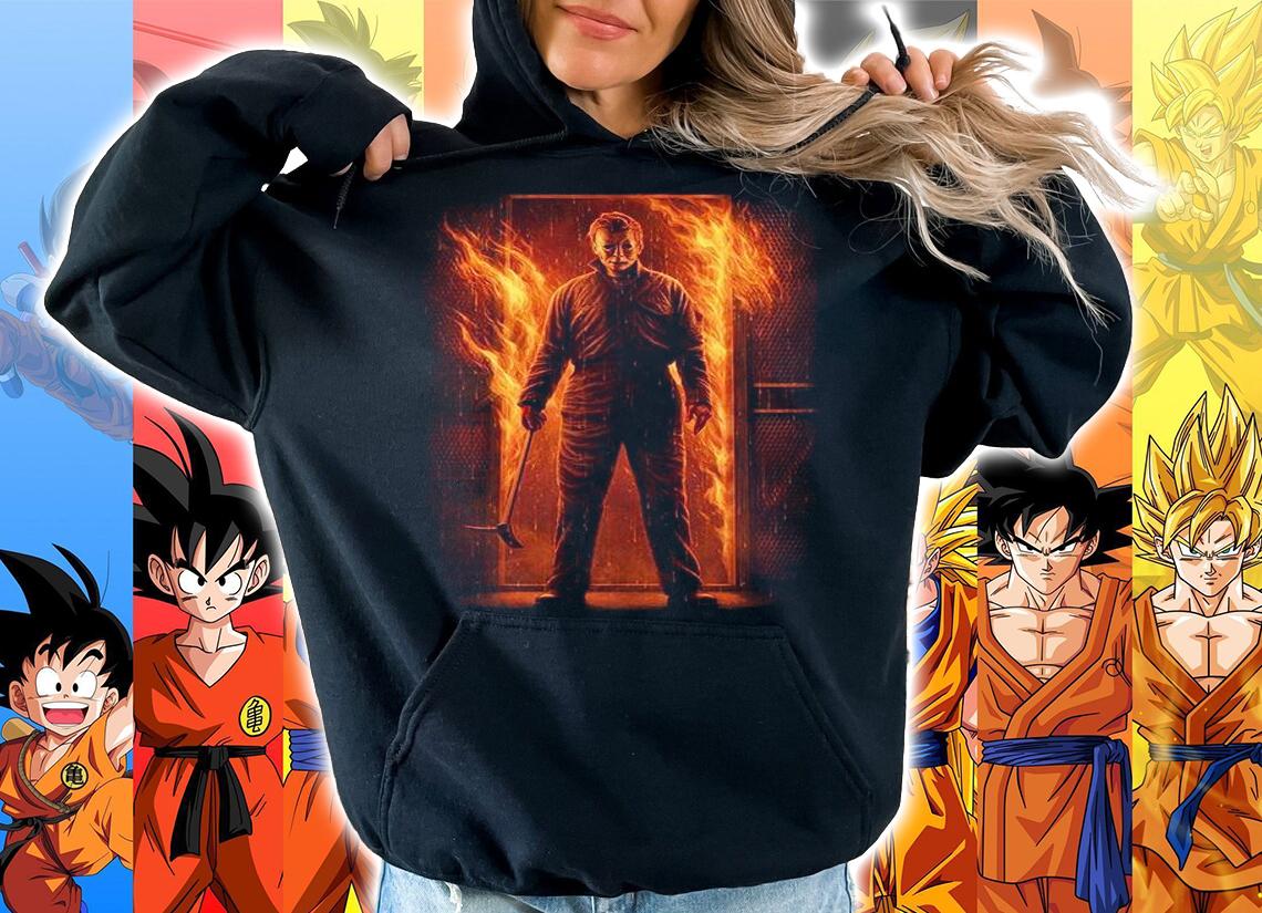 Funny michael Myers let it burn shirt hoodie