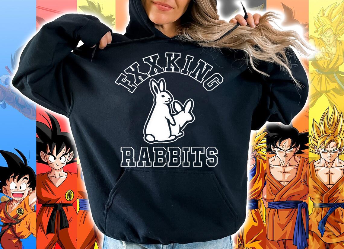 Fxxking Rabbits college icon T-shirt hoodie
