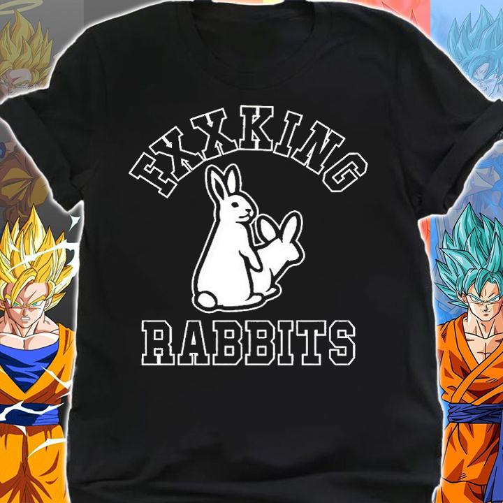 Fxxking Rabbits college icon T-shirt shirt
