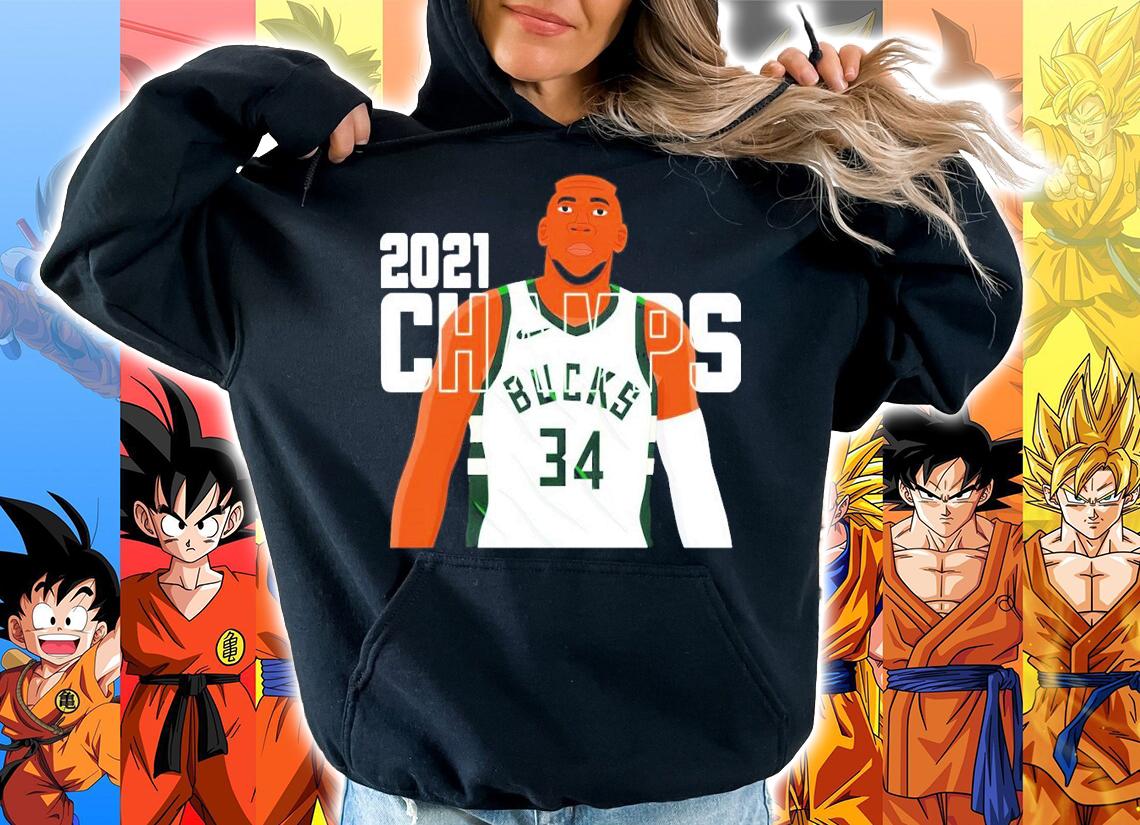Giannis Champions 2021 Champs shirt hoodie
