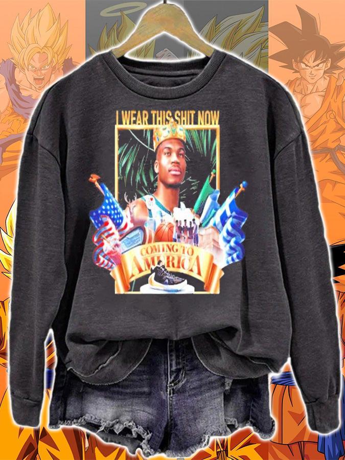 I Wear This Shit Now Giannis Antetokounmpo Basketball shirt sweatshirt
