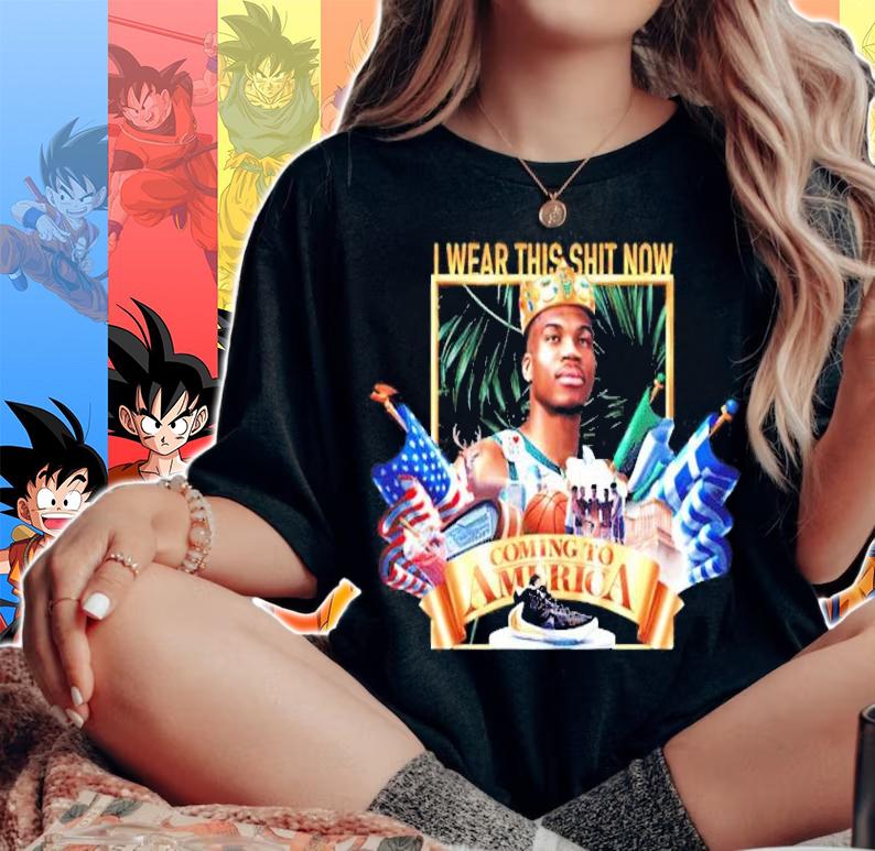 I Wear This Shit Now Giannis Antetokounmpo Basketball shirt woman shirt