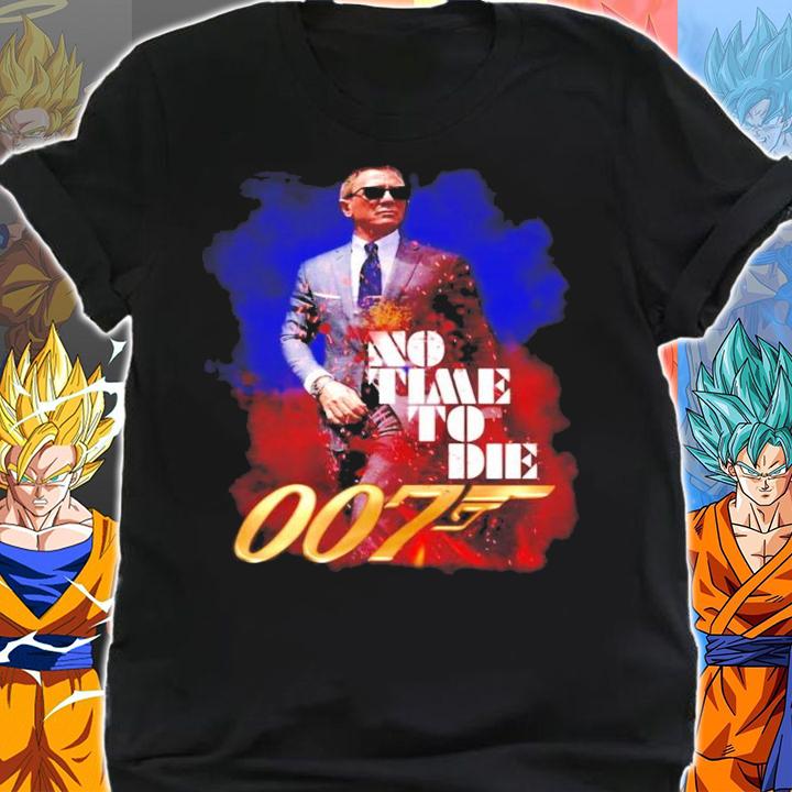 Jame Bond 007 no time to die shirt shirt