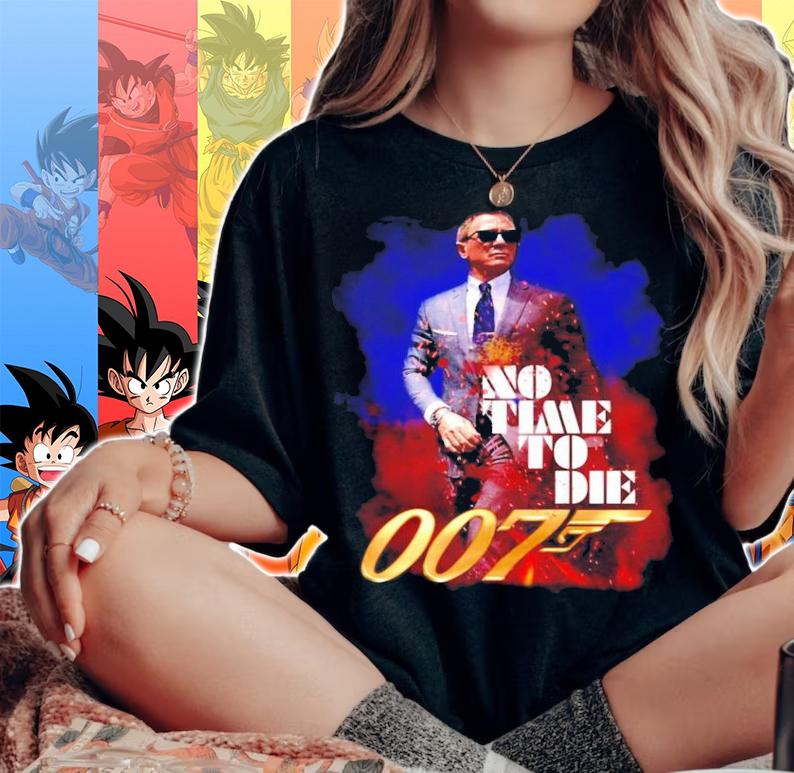 Jame Bond 007 no time to die shirt woman shirt