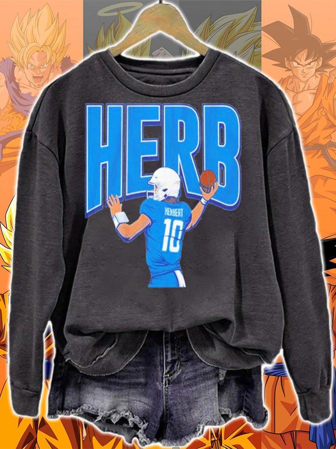 Justin Herbert HERB shirt sweatshirt