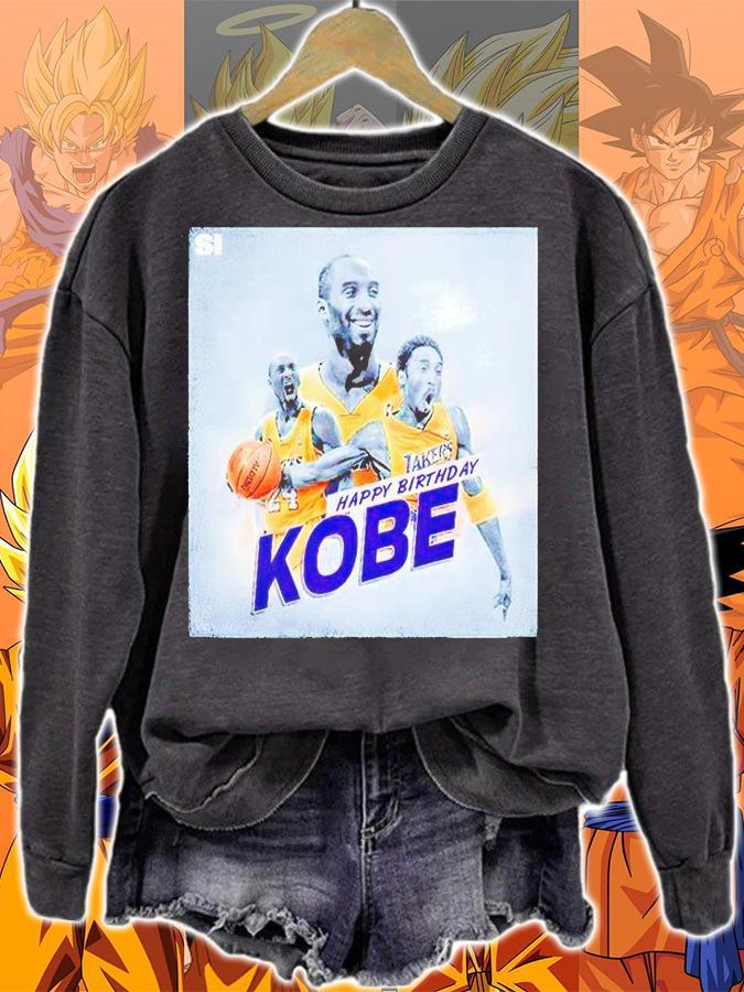 Kobe Bryant Happy Birthday Kobe T-shirt sweatshirt