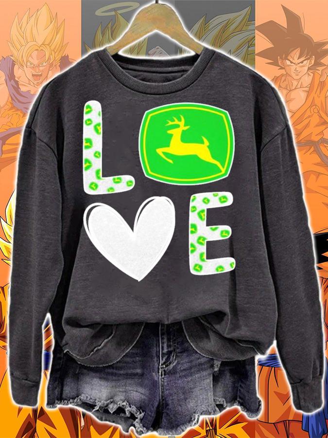Love John Deere Shirt sweatshirt