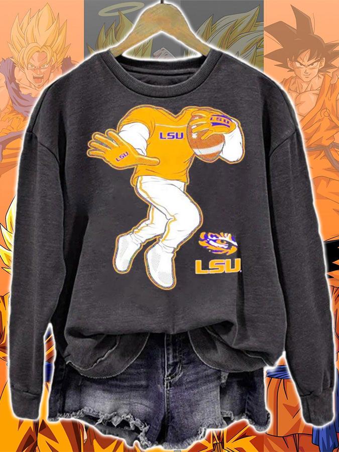 LSU Tigers Toddler Yard Rush II Football Player shirt sweatshirt