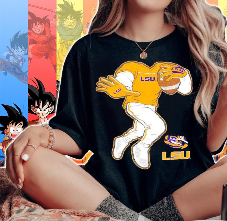 LSU Tigers Toddler Yard Rush II Football Player shirt woman shirt