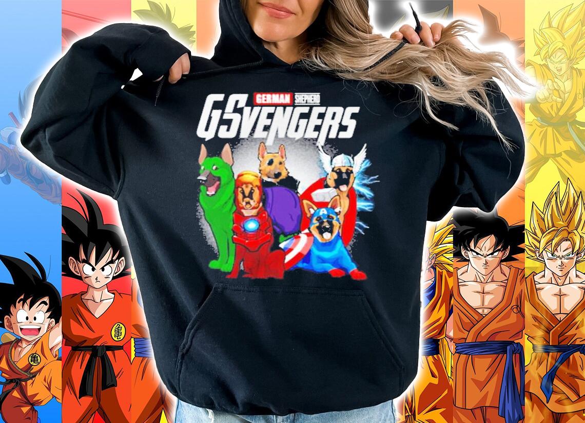 Marvel Avengers German Shepherd GSvengers shirt hoodie