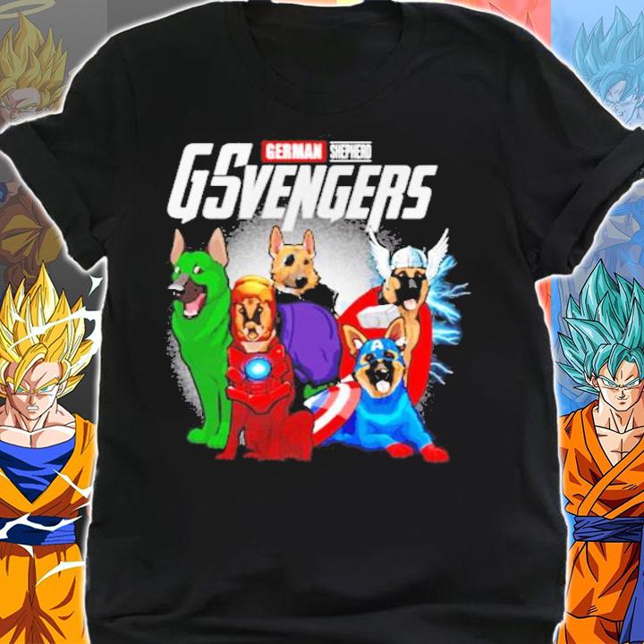 Marvel Avengers German Shepherd GSvengers shirt shirt