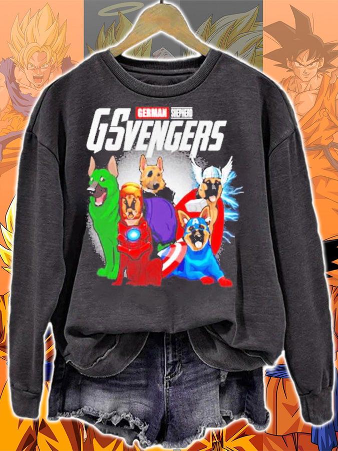 Marvel Avengers German Shepherd GSvengers shirt sweatshirt