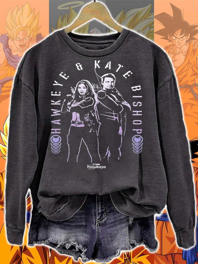 Marvel Studios Hawkeye Kate Bishop and Hawkeye T-shirt sweatshirt