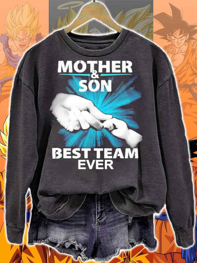 Mother and son best team ever shirt sweatshirt