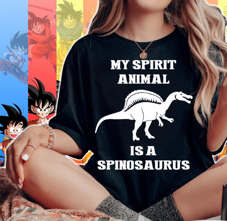 My spirit animal is a Spinosaurus shirt woman shirt