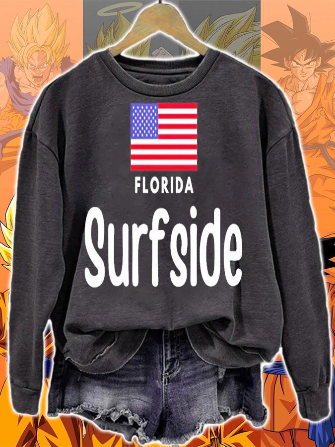American flag Florida Surfside shirt sweatshirt