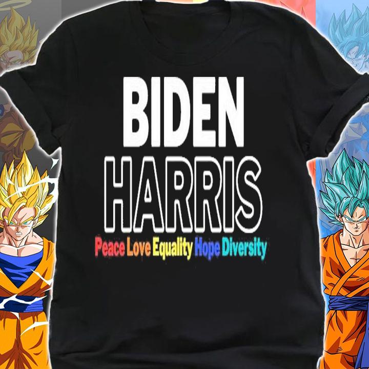 Biden Harris peace love equality hope diversity shirt shirt