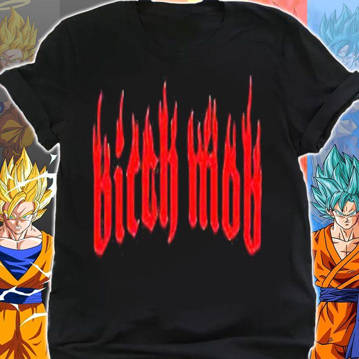 Bitch Mob Flames T-shirt shirt