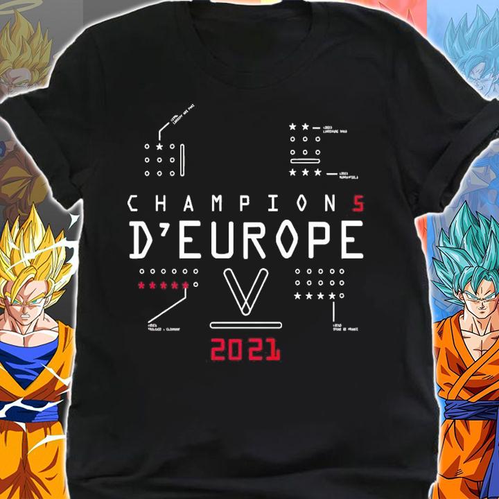 Champions D'Europe 2021 shirt shirt