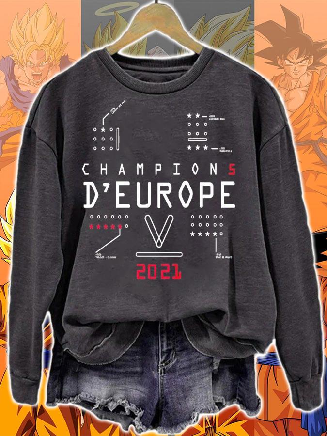 Champions D'Europe 2021 shirt sweatshirt