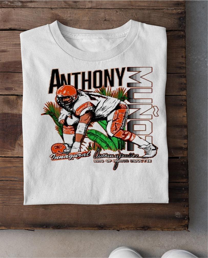 Anthony Munoz Ring of Honor signature shirt shirt