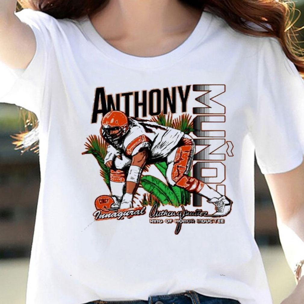 Anthony Munoz Ring of Honor signature shirt woman shirt