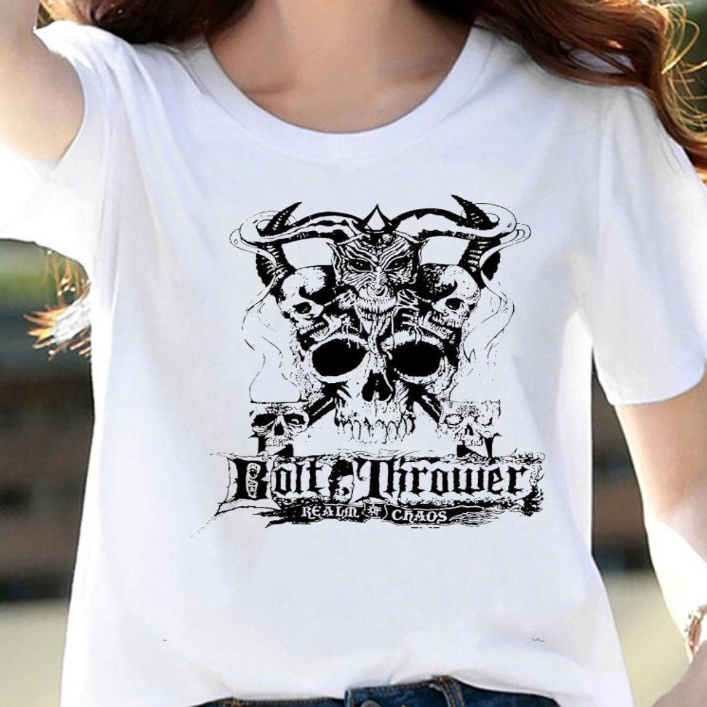 Bolt thrower realm chaos shirt woman shirt