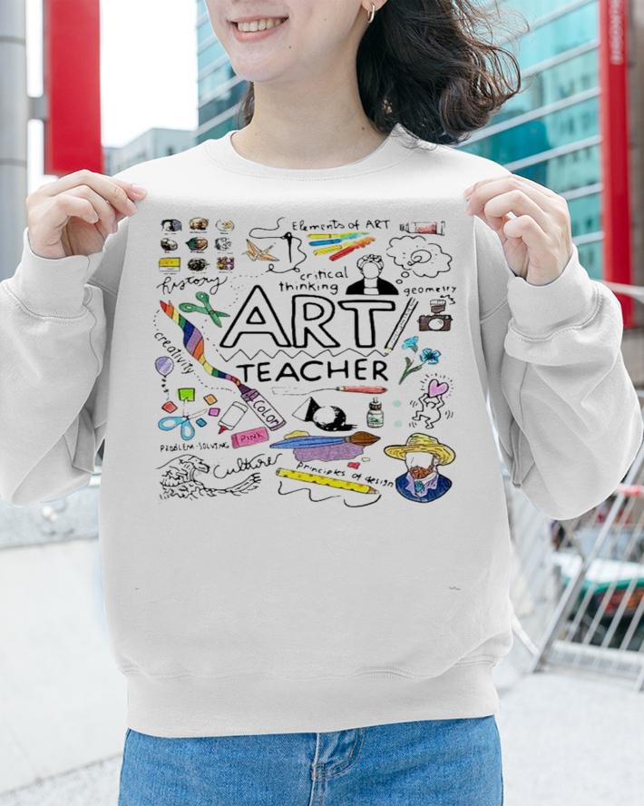 Elements of art critical thinking art teacher shirt sweatshirt