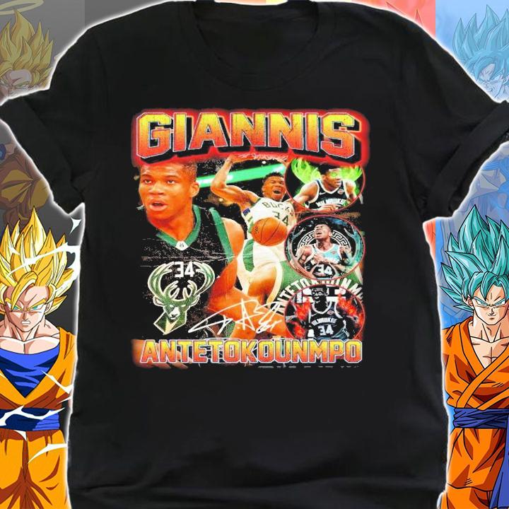 Giannis Antetokounmpo Fear The Deer signature T-shirt shirt
